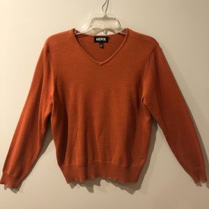 Kaspar Orange Sweater Size Large